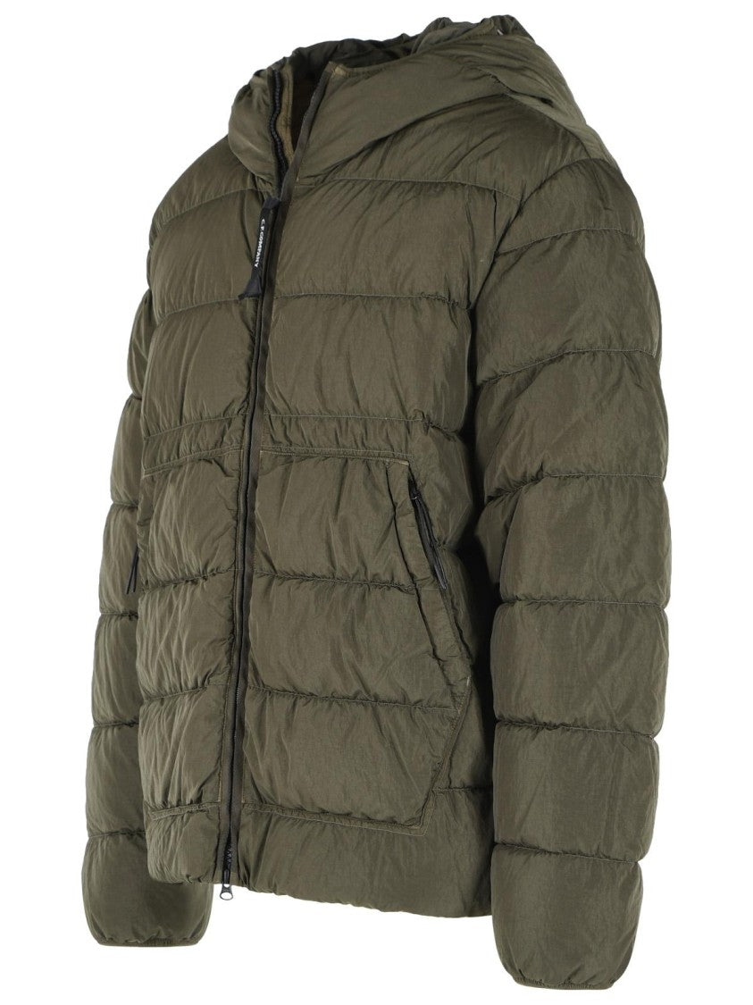 C.P. Company 'Chrome-R' Green Polyamide Down Jacket
