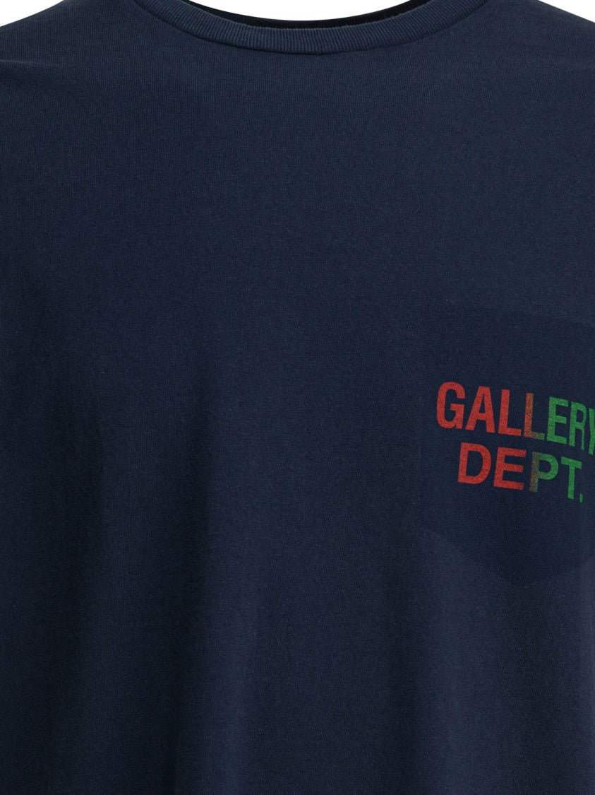 Gallery Dept. Relaxed Fit Cotton T-Shirt With Logo Prints