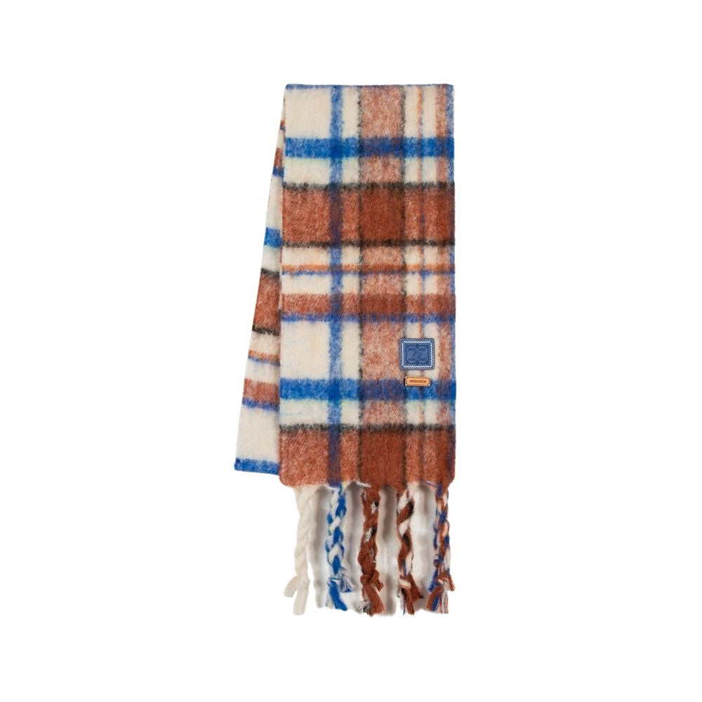 Ader Error Check Scarf - Wool - Ivory