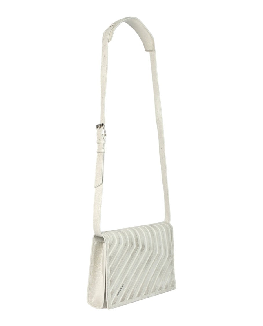 Balenciaga Distressed Grained Calfskin Embossed Car Flap Bag