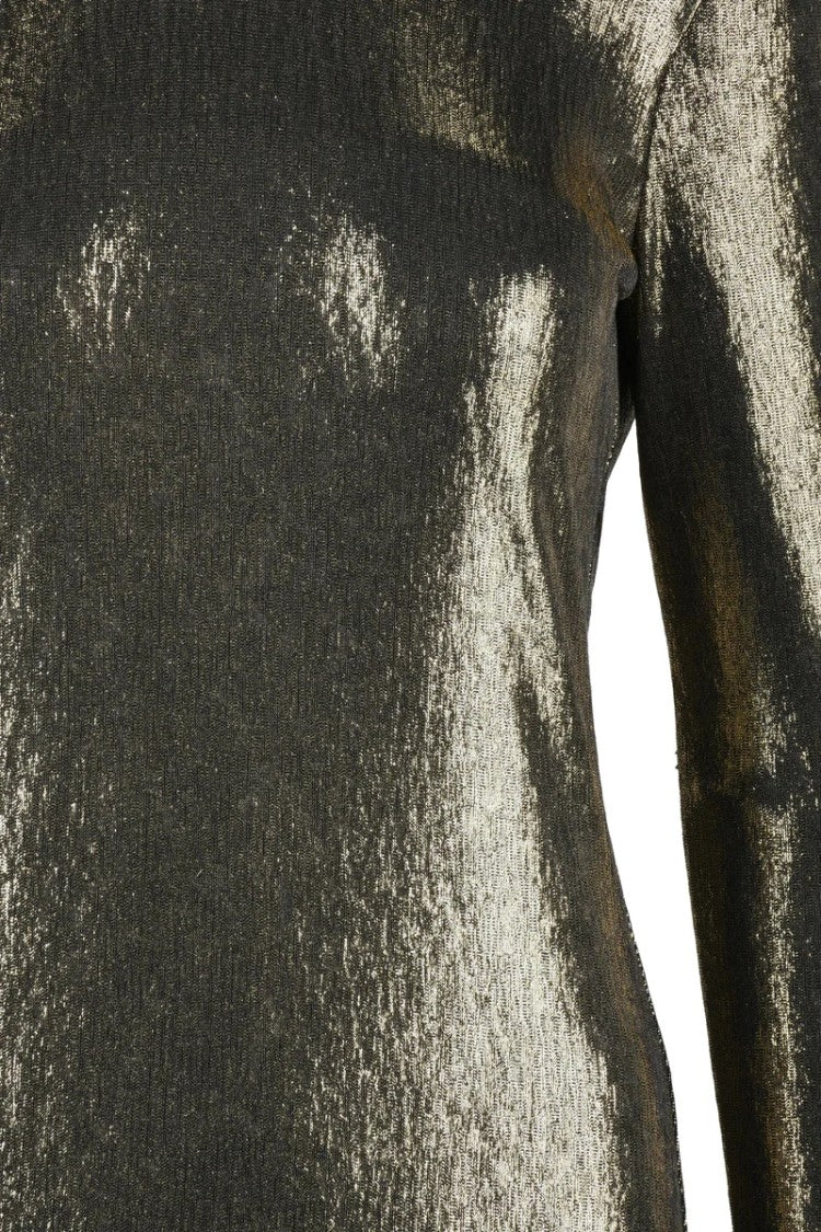 Twin-Set Long Elastic Dress - Gold