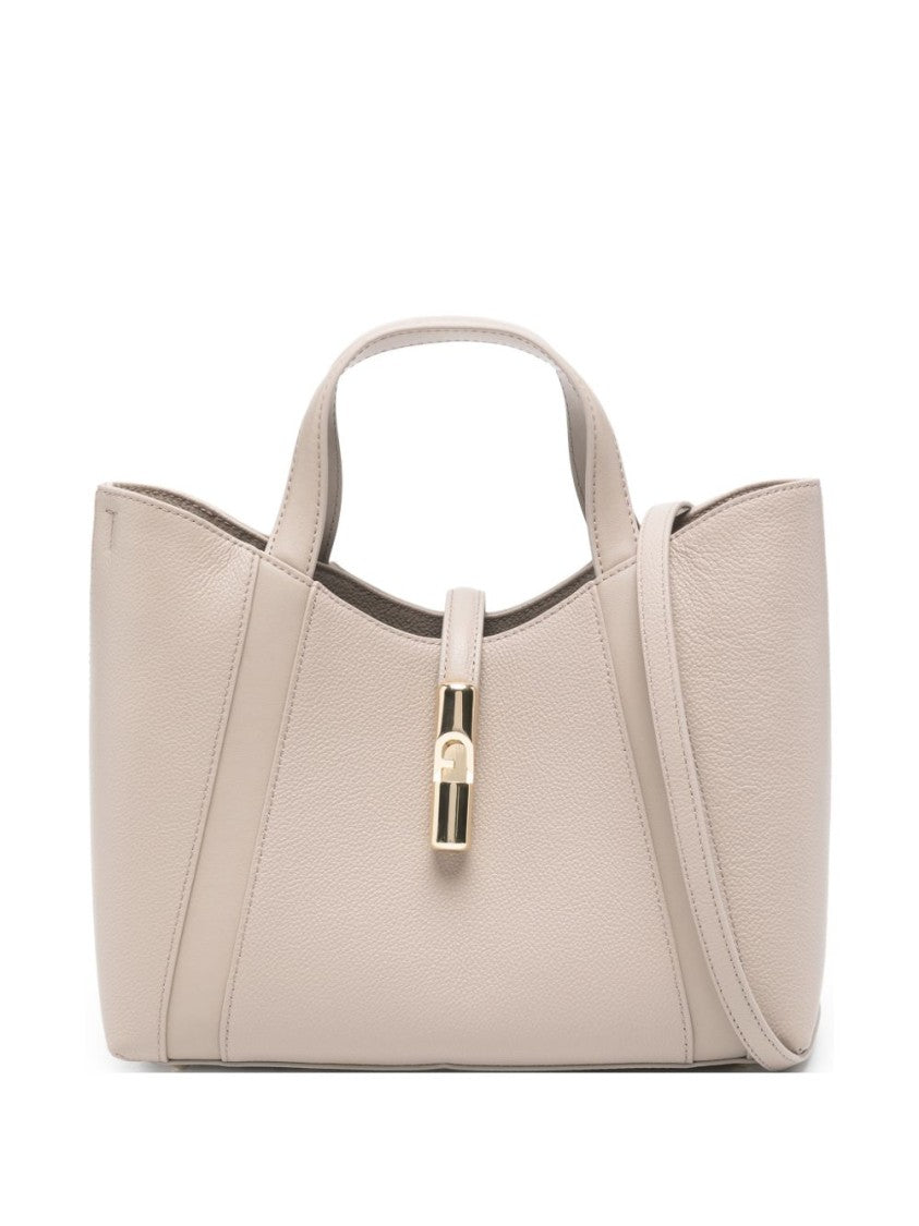 Furla Structured Pebbled Leather Handbag