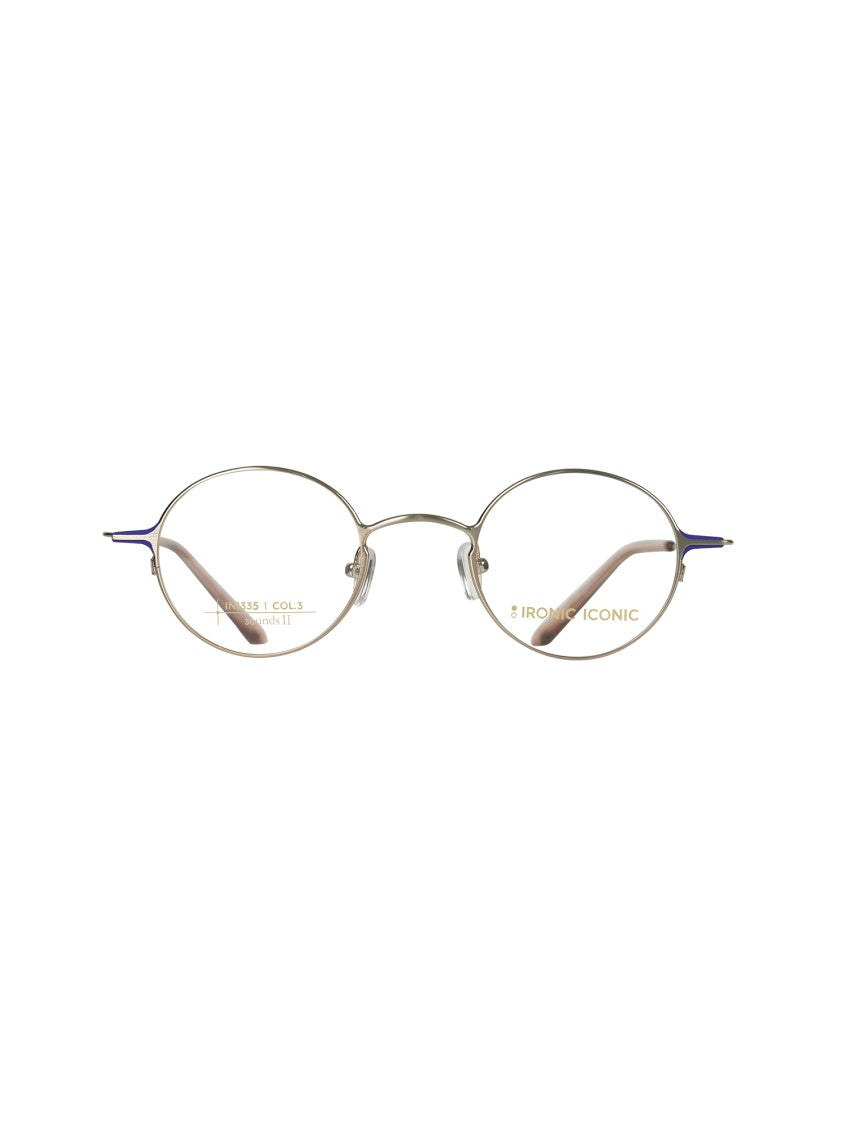 Ironic Iconic Round Metal Optical Frames