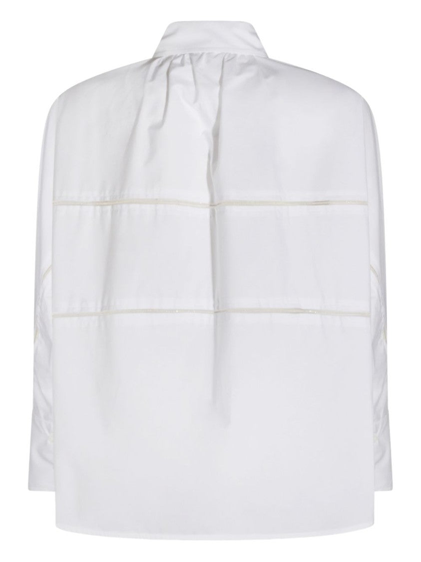 Fabiana Filippi Structured White Shirt With Classic Collar