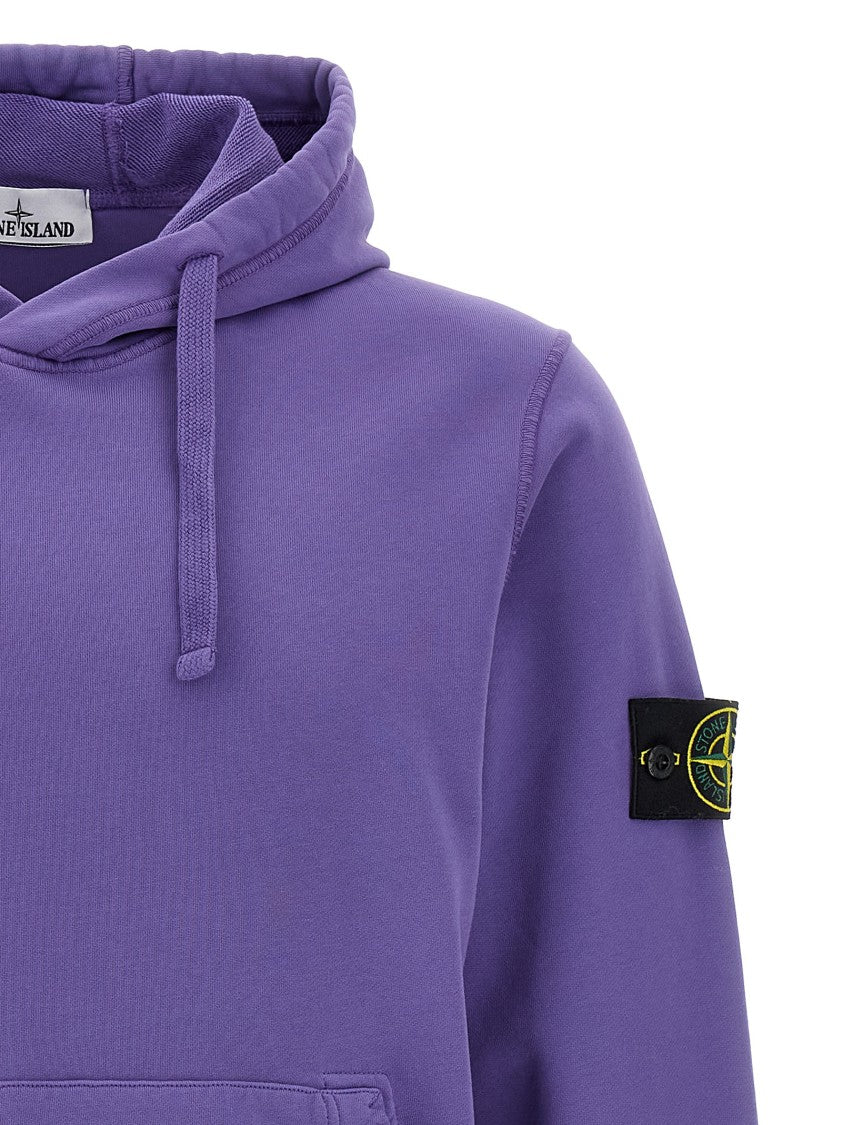 Stone Island Logo Badge Hoodie