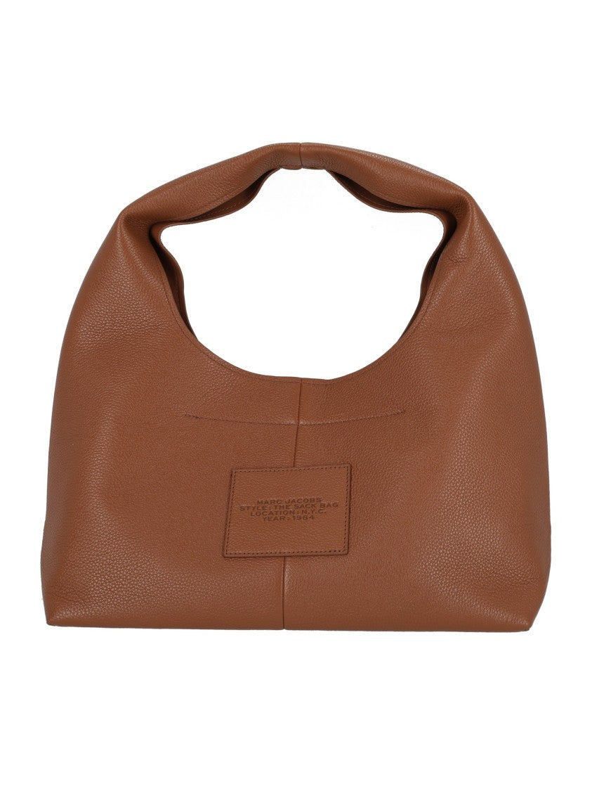 Marc Jacobs Brown The Sack Pebbled Leather Bag