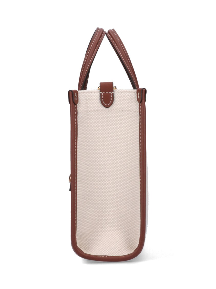 Burberry Mini Tote Bag "Freya" – Beige