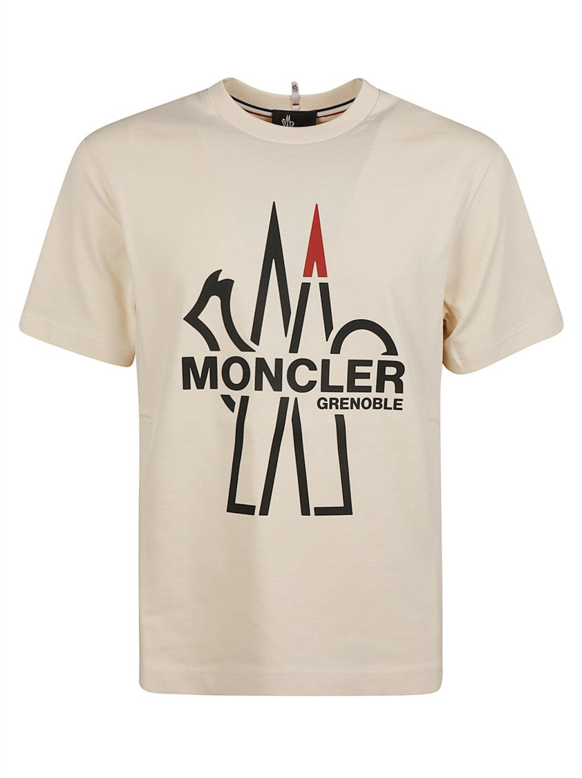 Moncler Grenoble Graphic Print Cotton T-Shirt