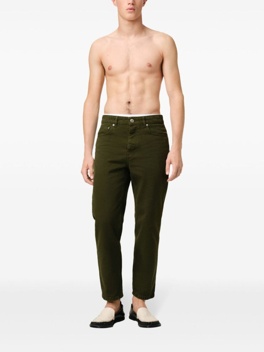 Ami Paris Straight-Leg Casual Trousers