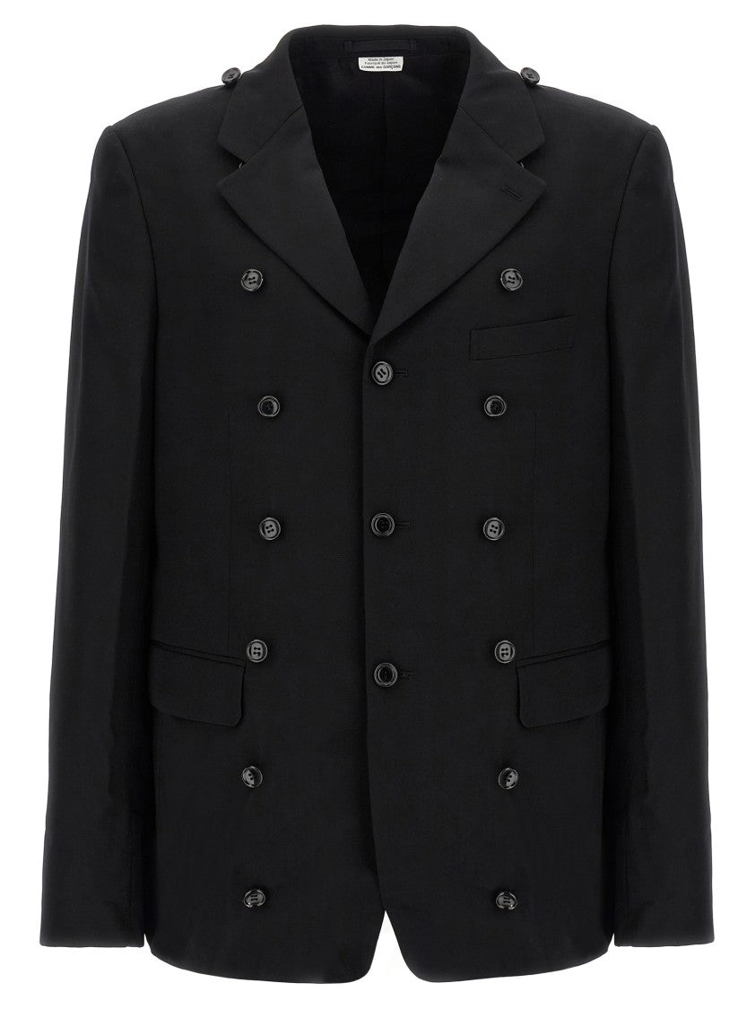 Comme Des Garçons Double Layer Blazer Coat