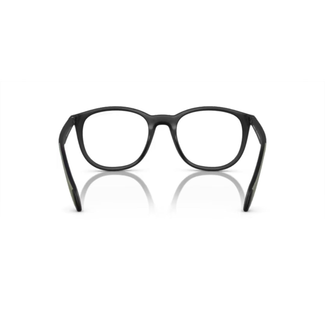 Emporio Armani 0Ea4211 Classic Black Rounded Rectangular Eyeglasses And Sunglasses