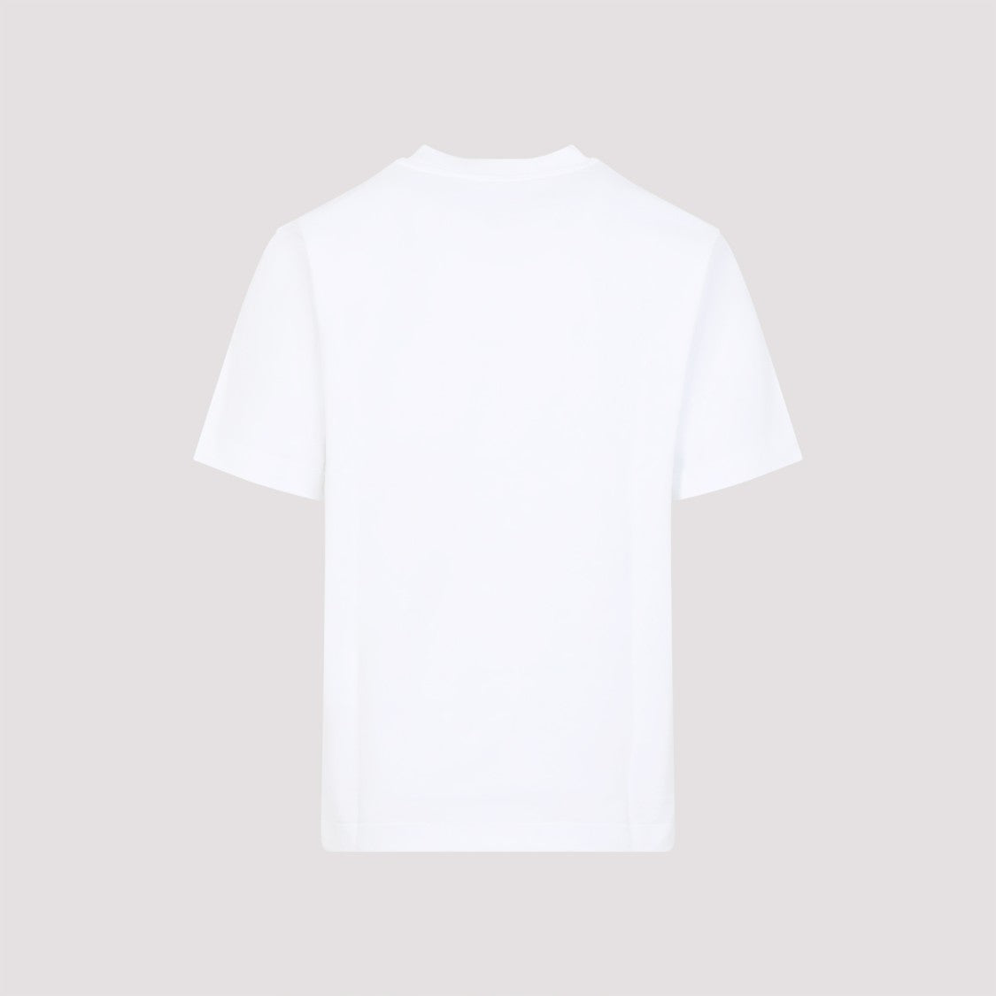 Jacquemus Refined White Cotton T-Shirt With Logo Patch