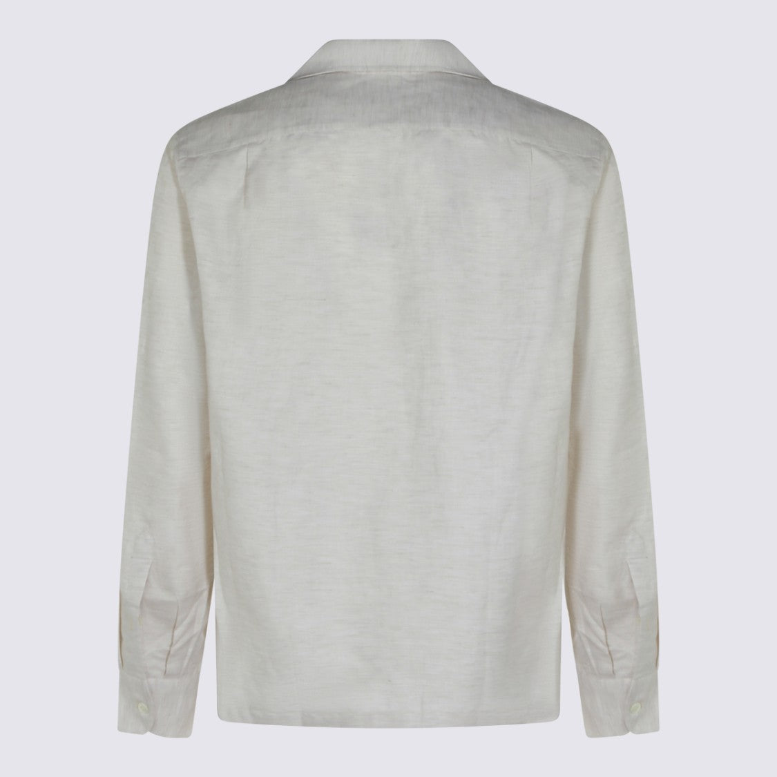 Lardini Relaxed Fit Casual Shirt With Textured Fabric
