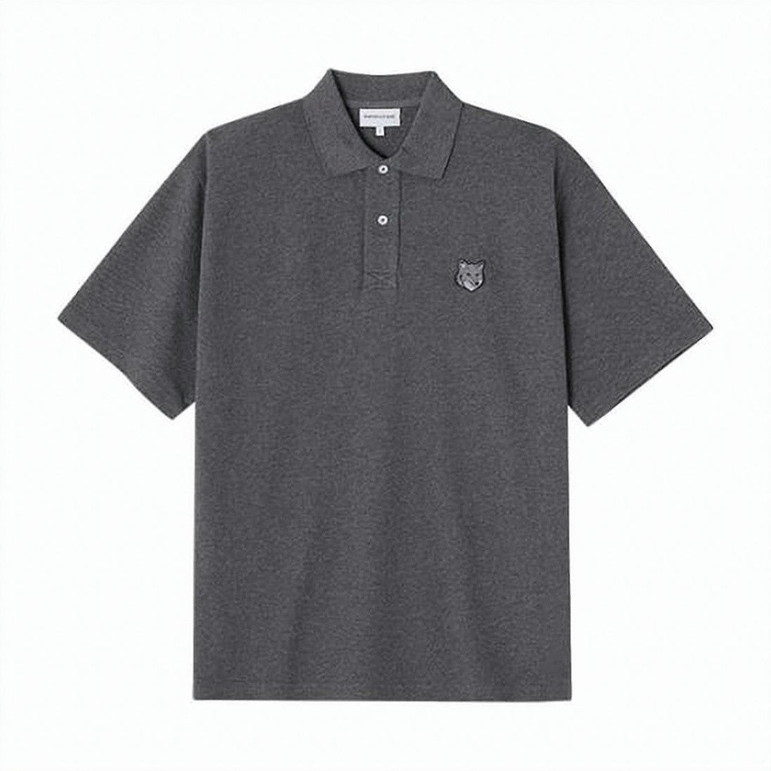 Maison Kitsuné Classic Short-Sleeve Polo Shirt With Embroidered Fox Emblem