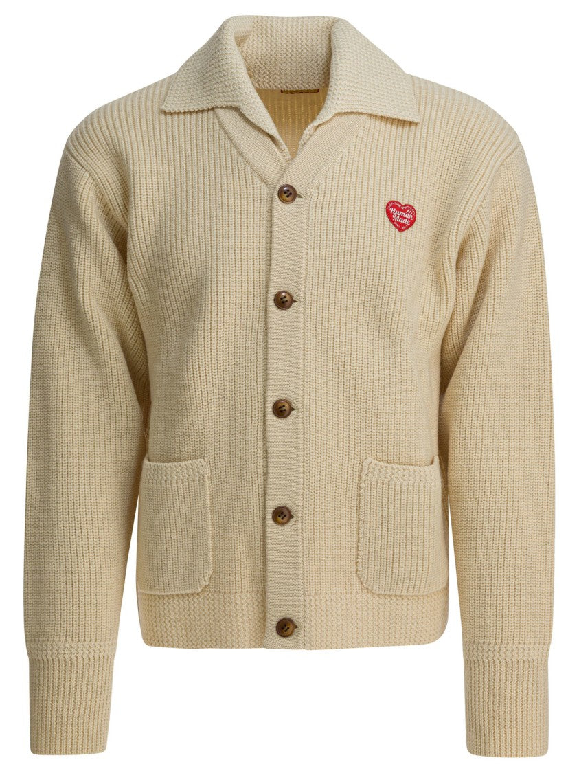 Human Made Textured Wool Cardigan