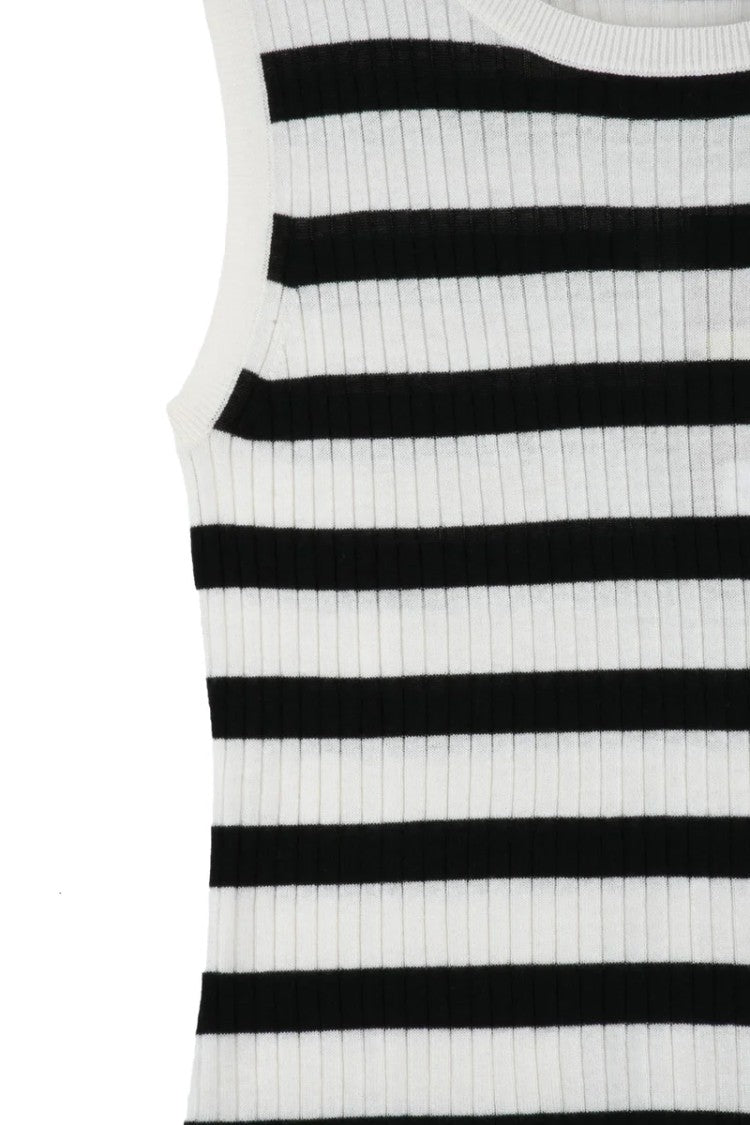 Max Mara Valeria Top Vest - White/Black