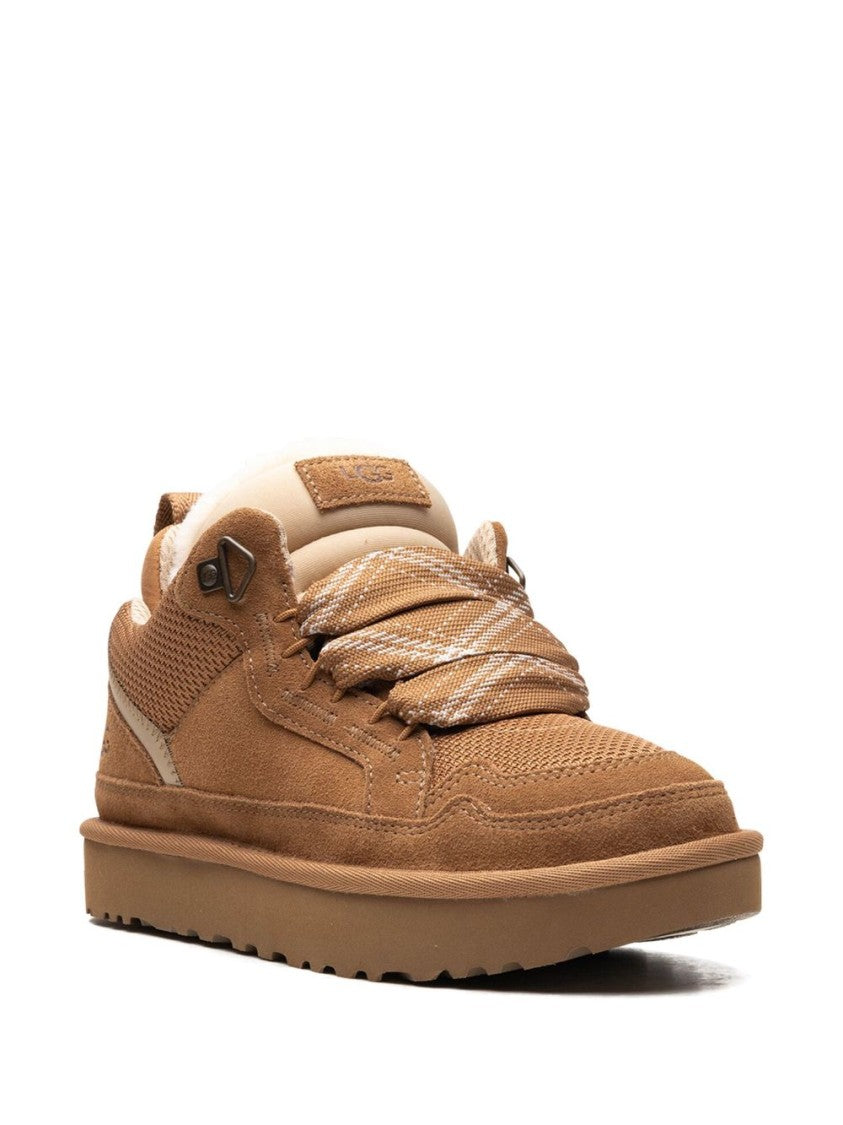 Ugg Chestnut Brown Suede Low-Top Sneakers
