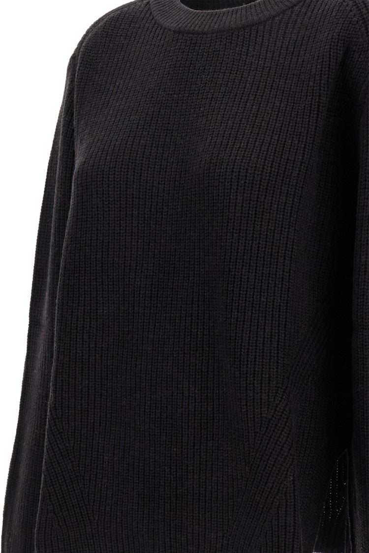 Parosh Classic Knit Sweater In Warm Brown Tone