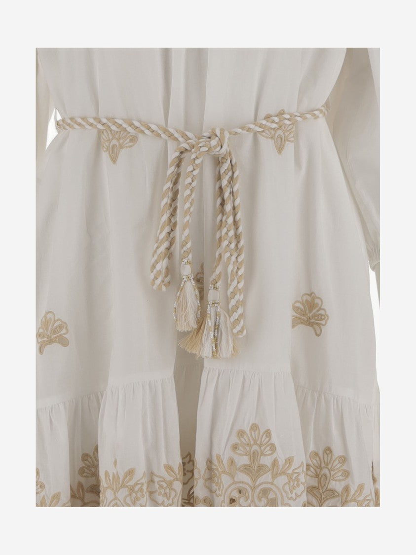 Calling June Elizabeth Cotton Mini Dress