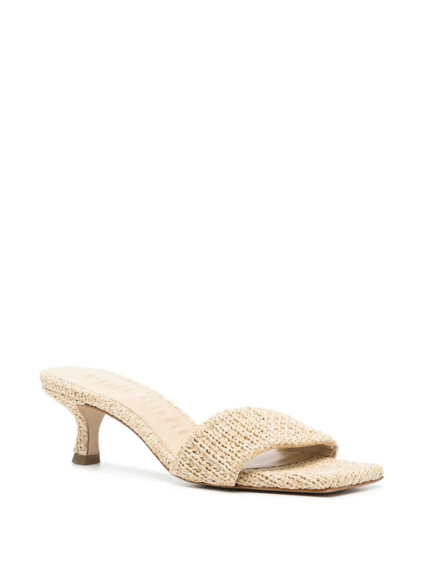 Cult Gaia Ada 50Mm Woven Mules