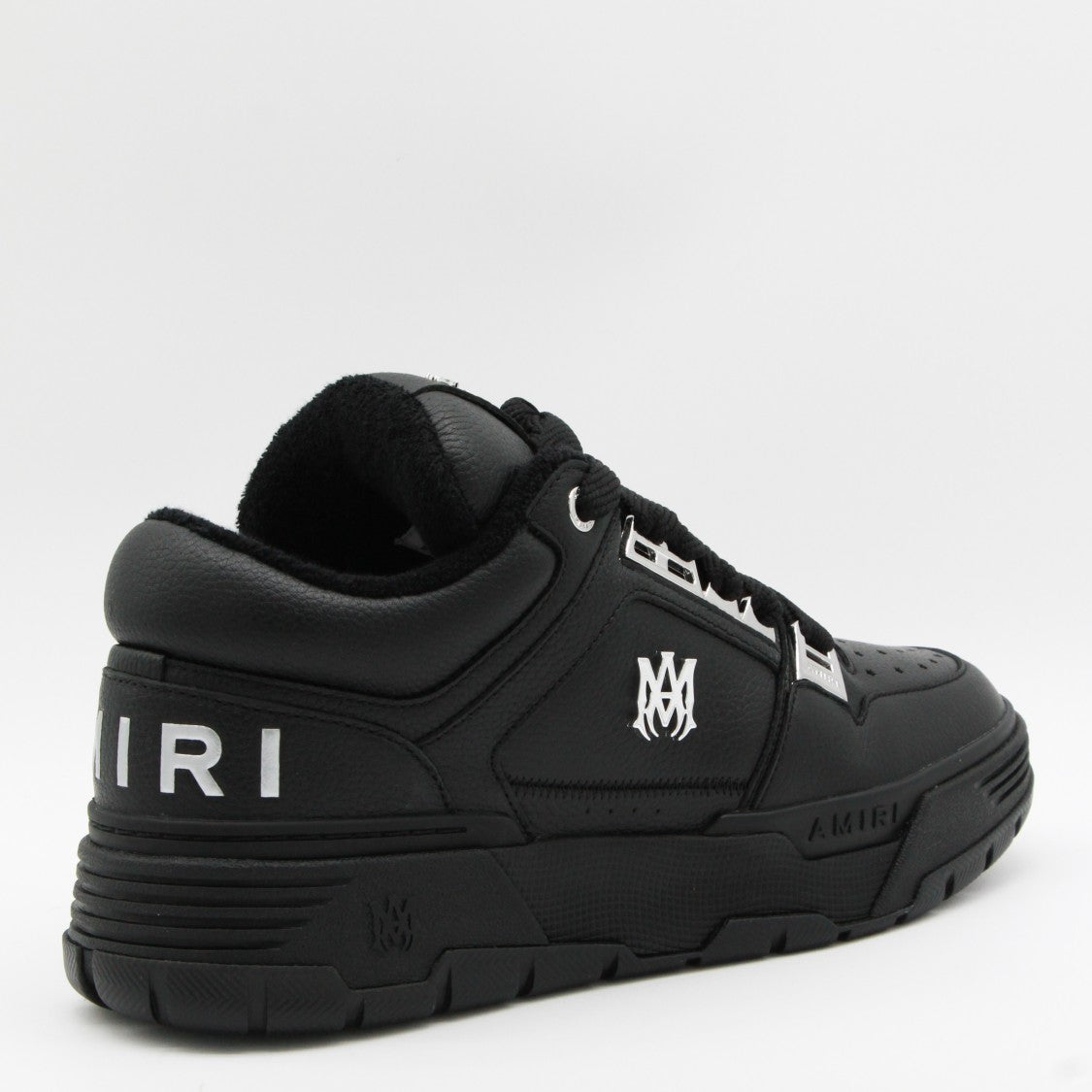 Amiri Chunky Black Sneakers With Perforated Toe