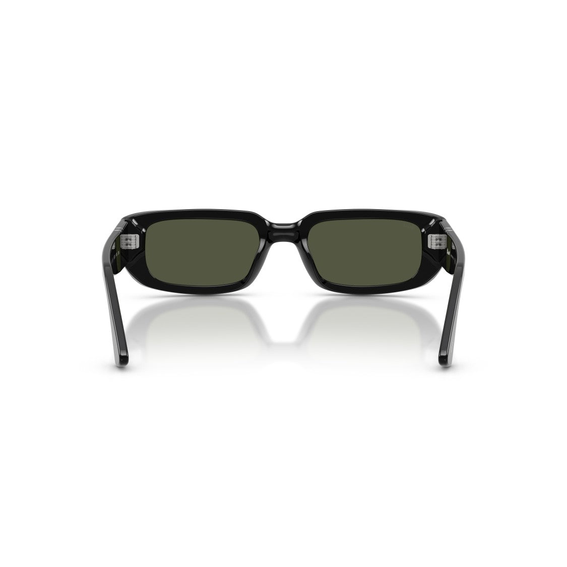 Persol 0Po3385s Rectangular Acetate Sunglasses With Silver Arrow Detail