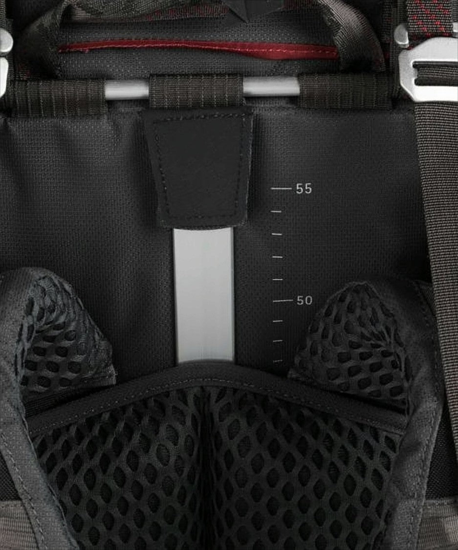 Klattermusen Multi-Compartment Black Backpack With Padded Support