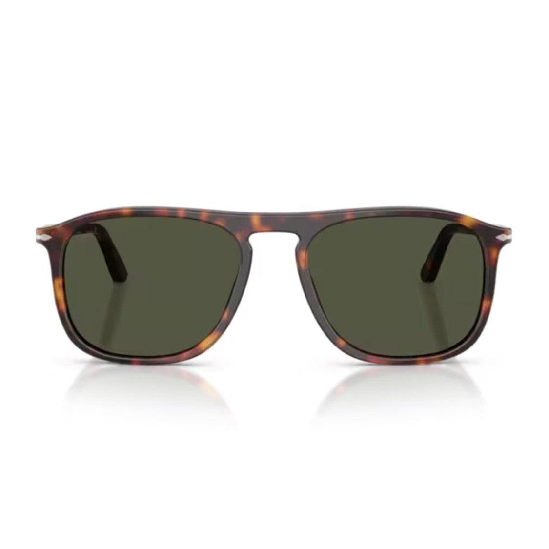 Persol Havana Po3392s Acetate Squared Sunglasses