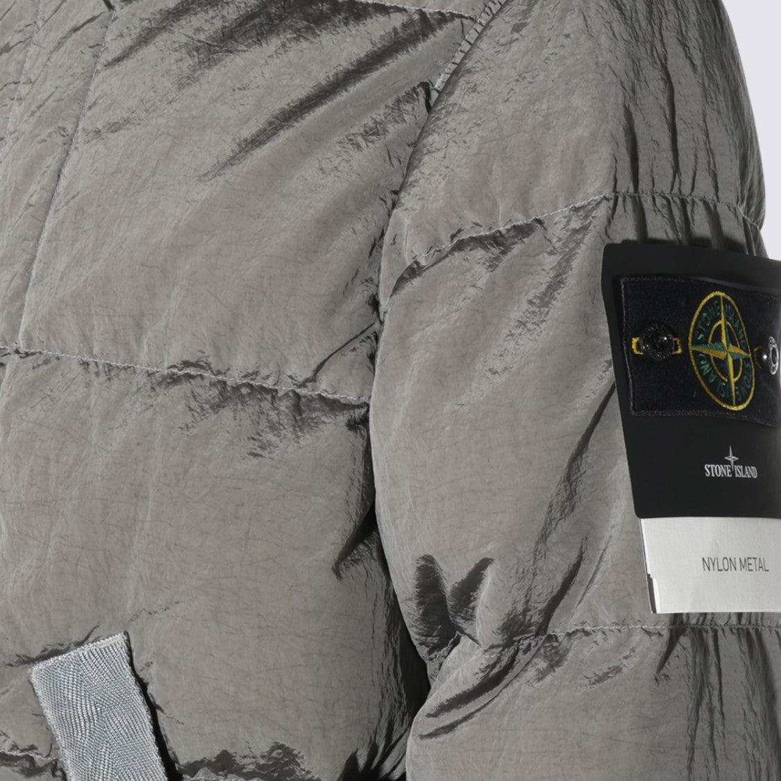Stone Island Padded Quilted Hooded Patch Down Coat