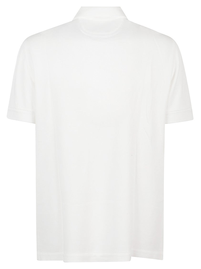 Tom Ford Piquet Polo Shirt With Traditional Collar And Button Placket