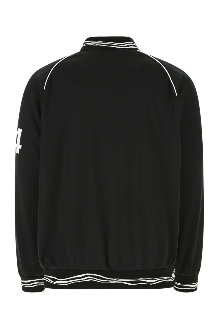 424 Black Polyester Bomber Jacket