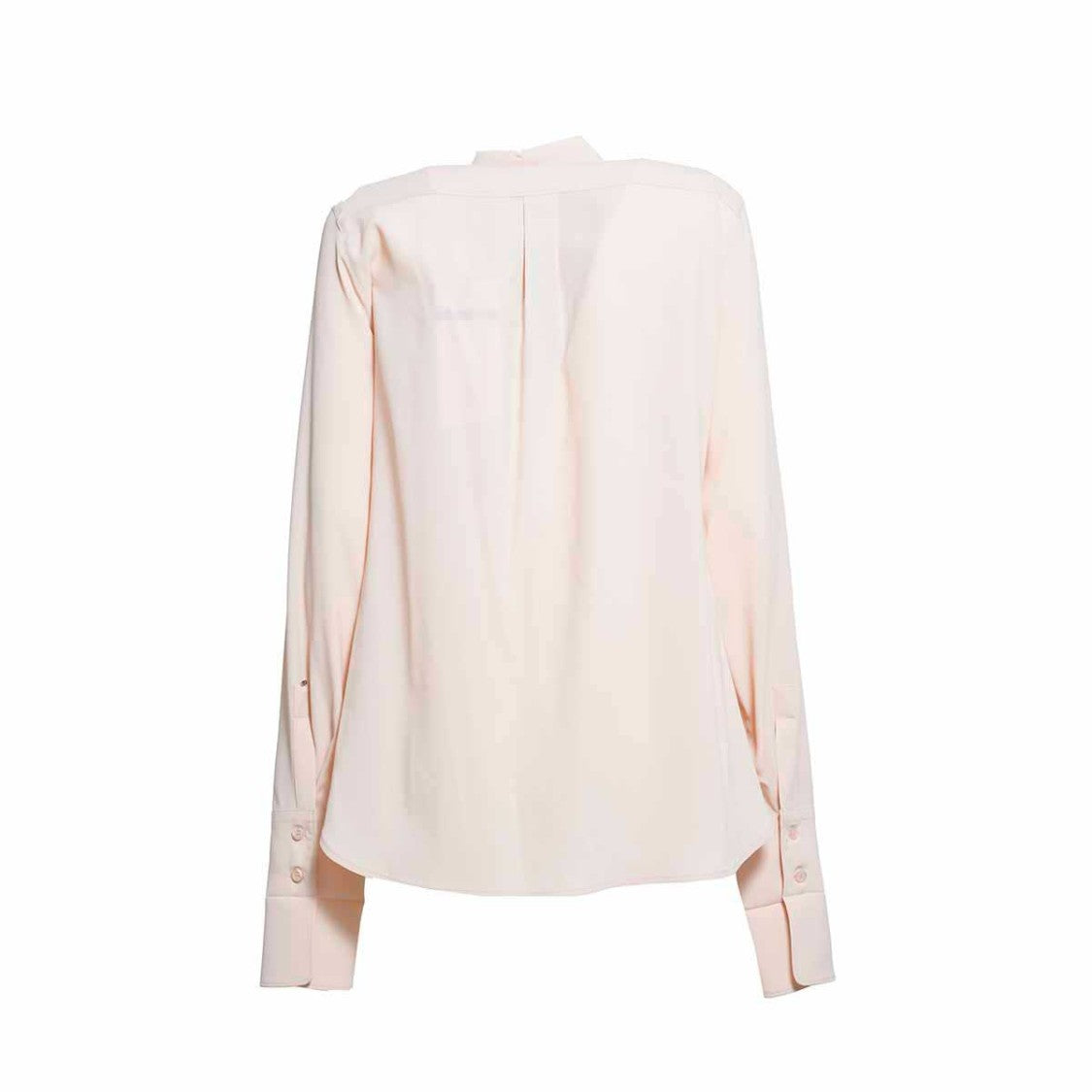 Sportmax Silk-Blend Classic Shirt With Notched Collar