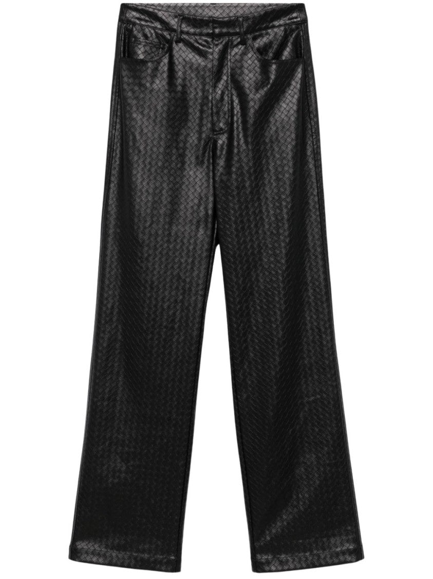 Rotate Black Wide-Leg Pants