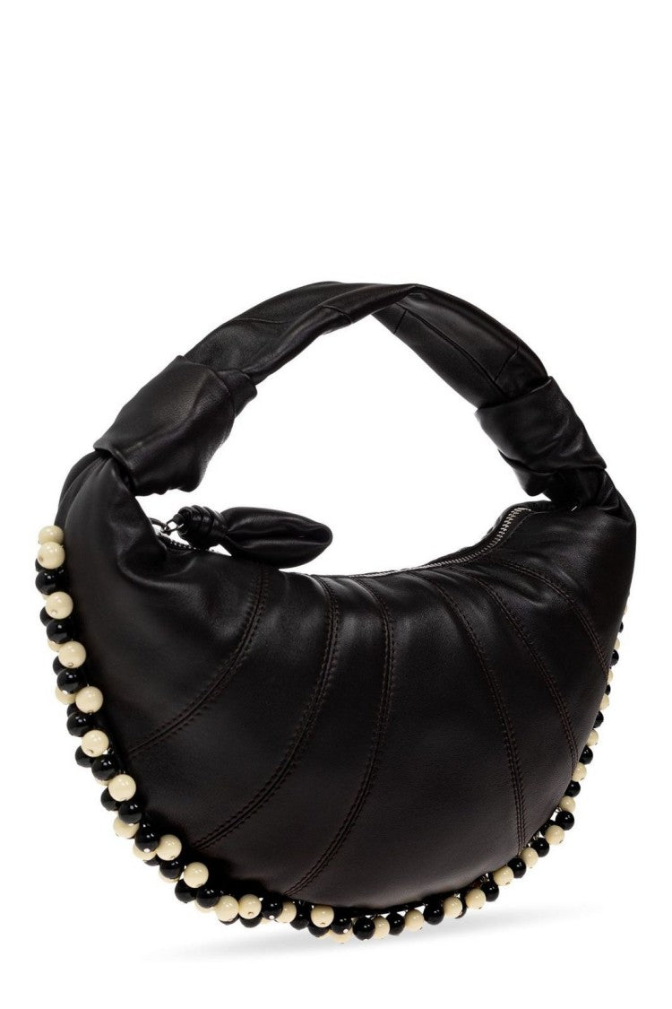 Lemaire Crescent-Shaped Lambskin Tote Bag