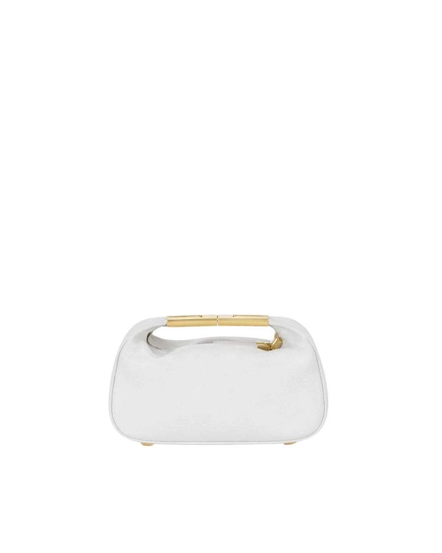 Elisabetta Franchi White Mini Hobo Bag