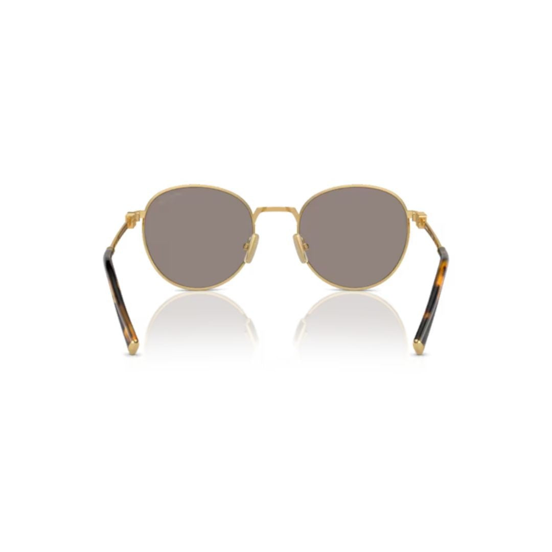 Miu Miu 0Mu 55Zs Gold Metal Frame Sunglasses