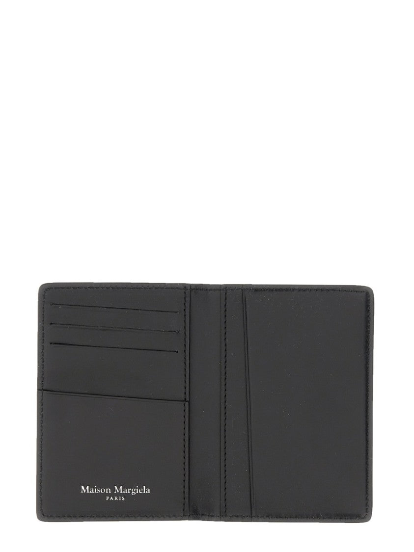 Maison Margiela Four Stitches Leather Textured Stitch Wallet