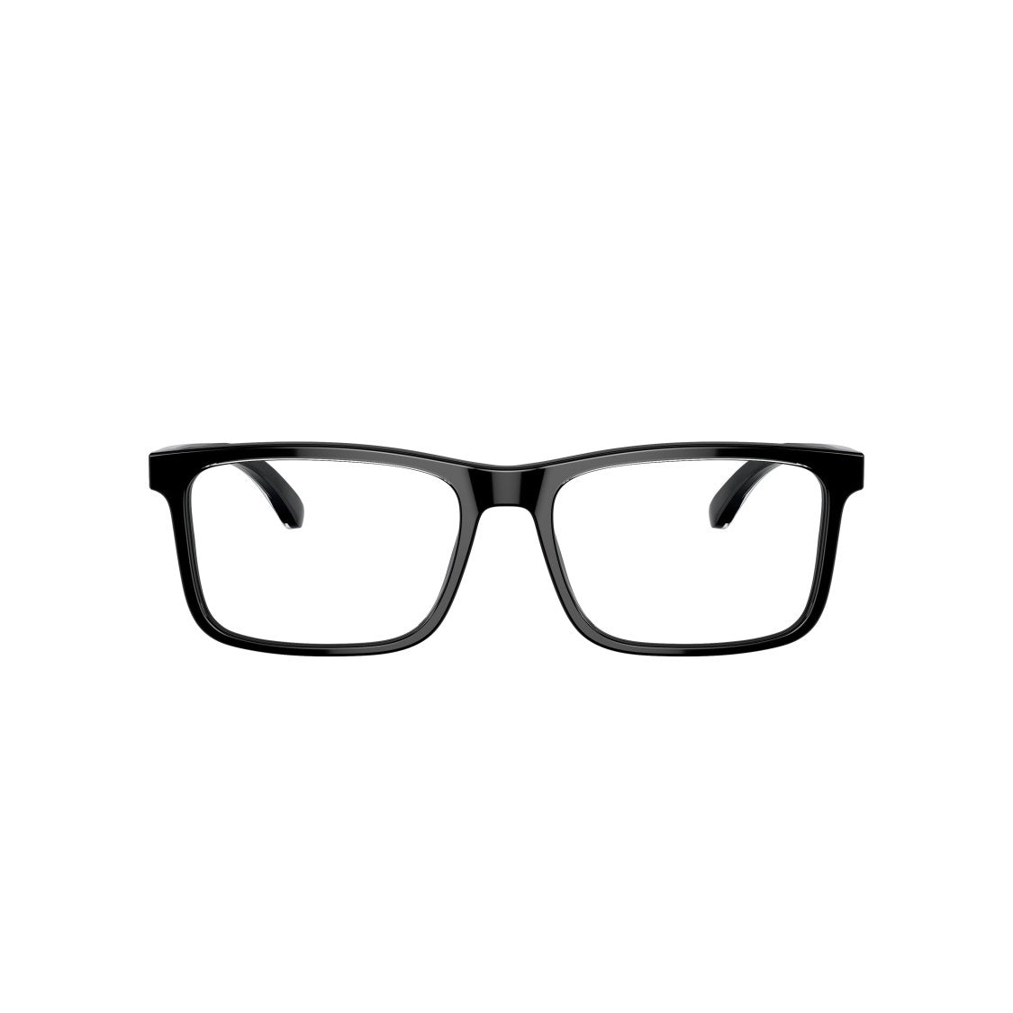 Emporio Armani 0Ea3227 Rectangular Black Acetate Eyeglasses With Minimalist Design