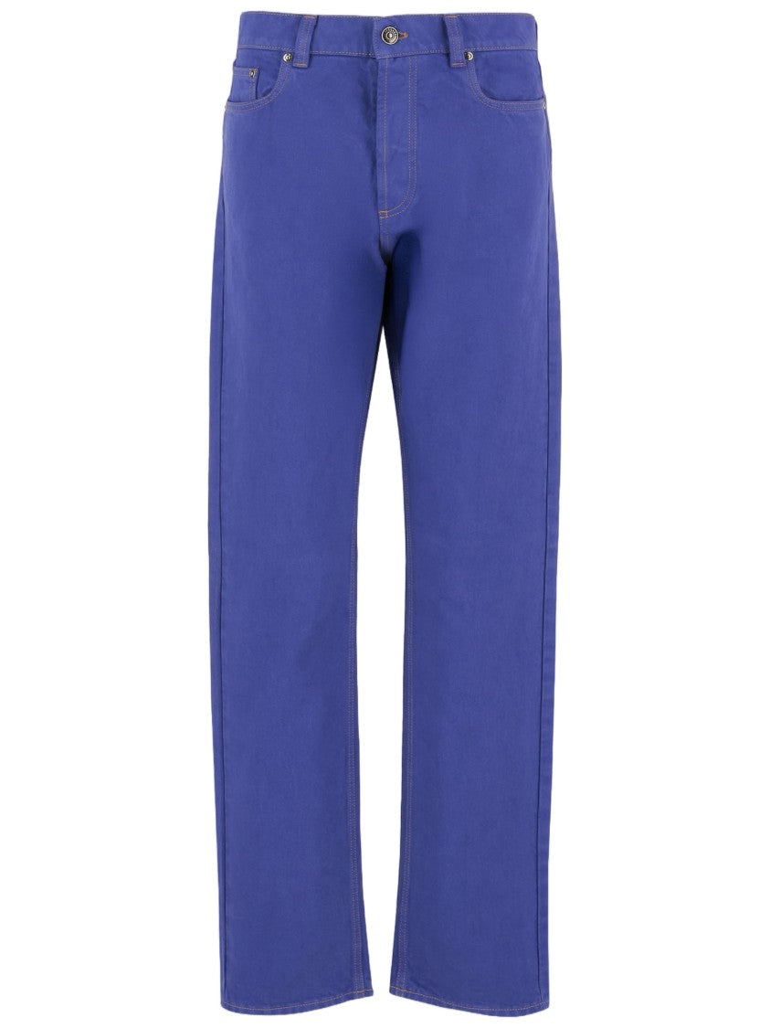Versace Jeans In Cotone A Gamba Dritta