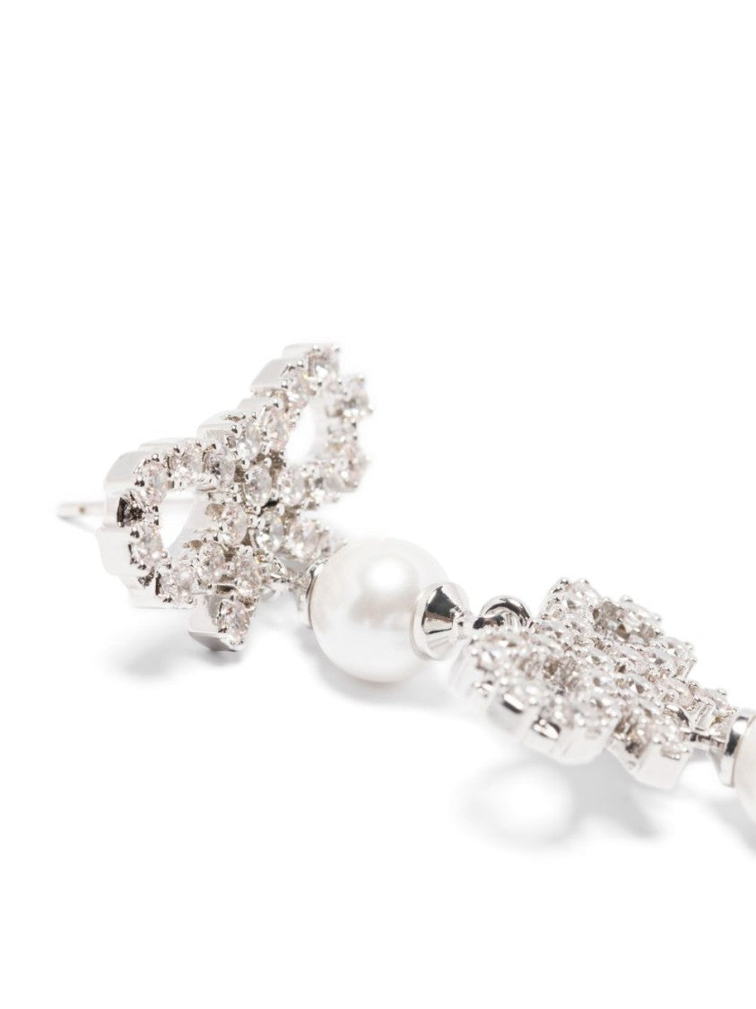 Self-Portrait Pearl Drop Earrings