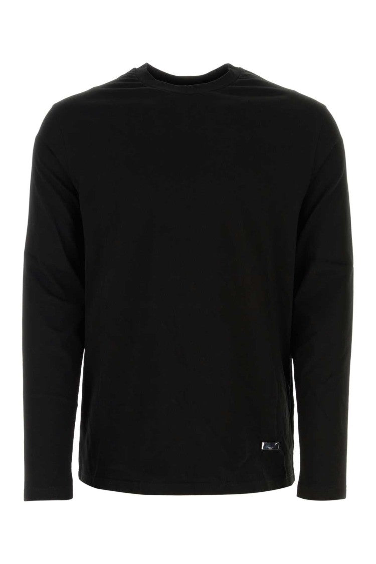 Jil Sander Black Cotton T-Shirt