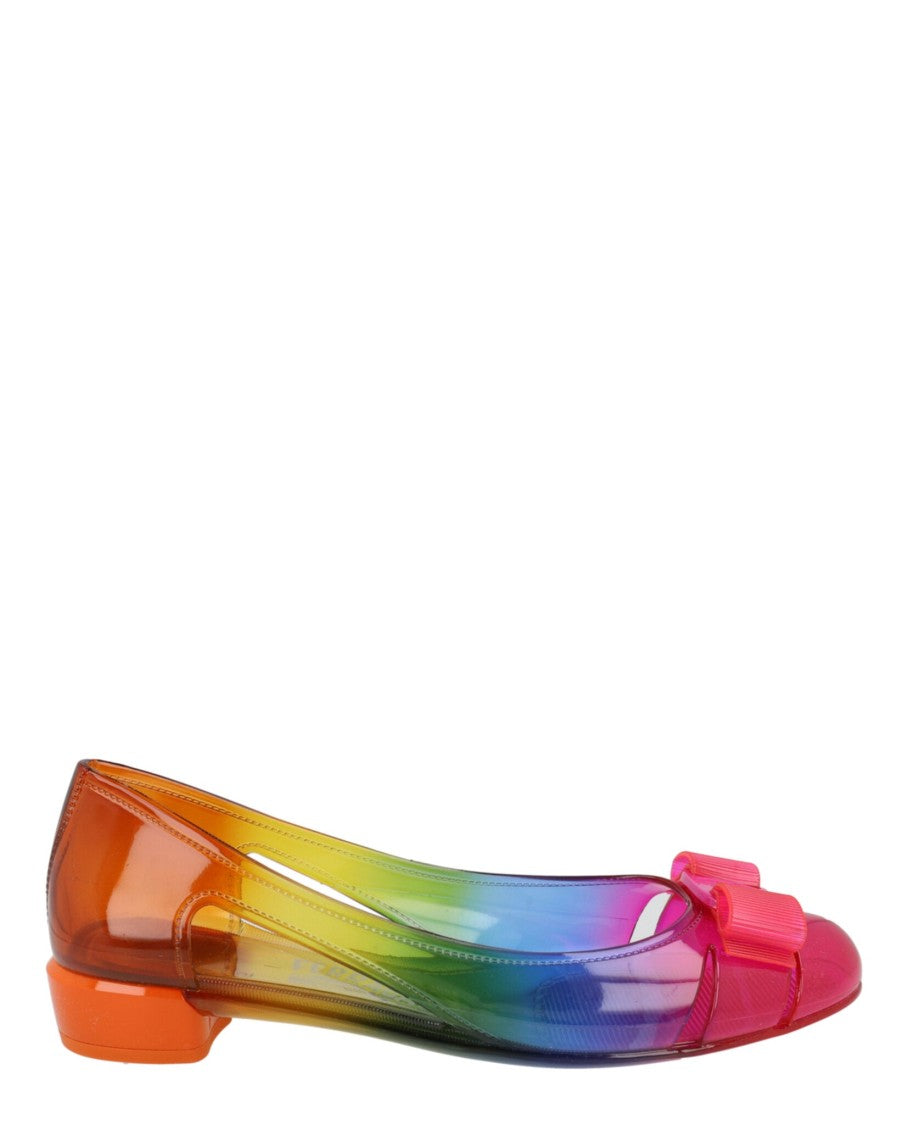 Ferragamo Be Jelly Ballet Flats