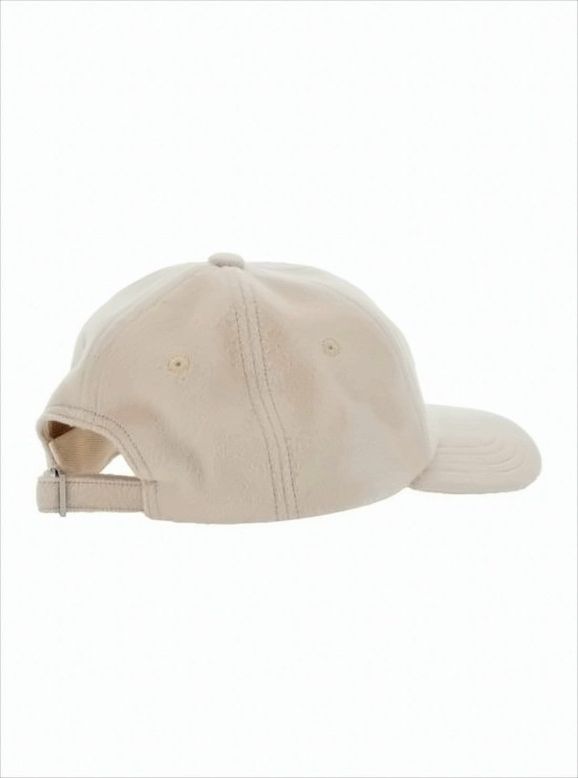 Jacquemus Soft Wool Baseball Cap With Classic Six-Panel Design