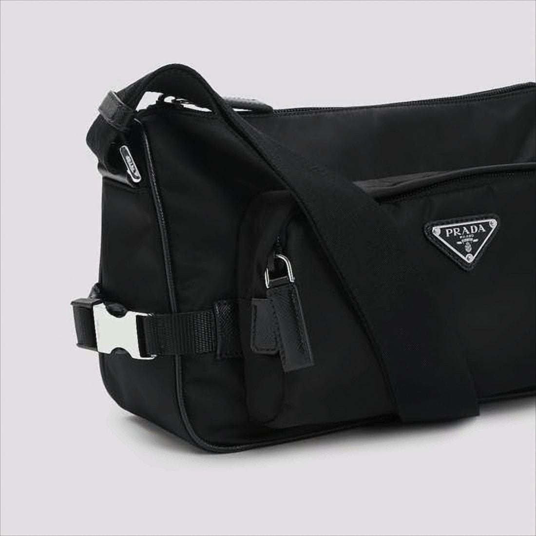 Prada Rectangular Shoulder Bag With Triangular Logo