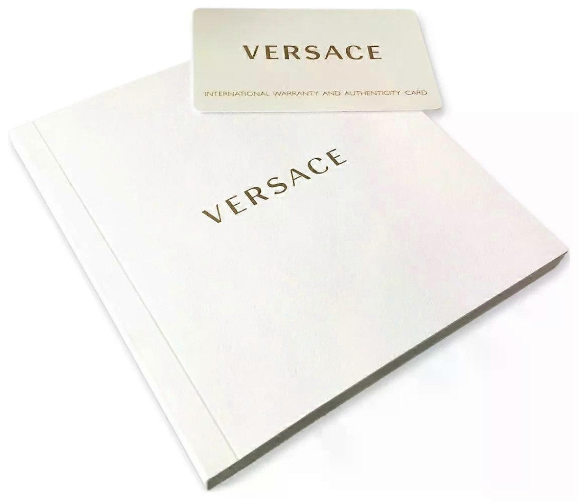 Versace Greca Urban Two-Tone Quartz Watch With Green Dial