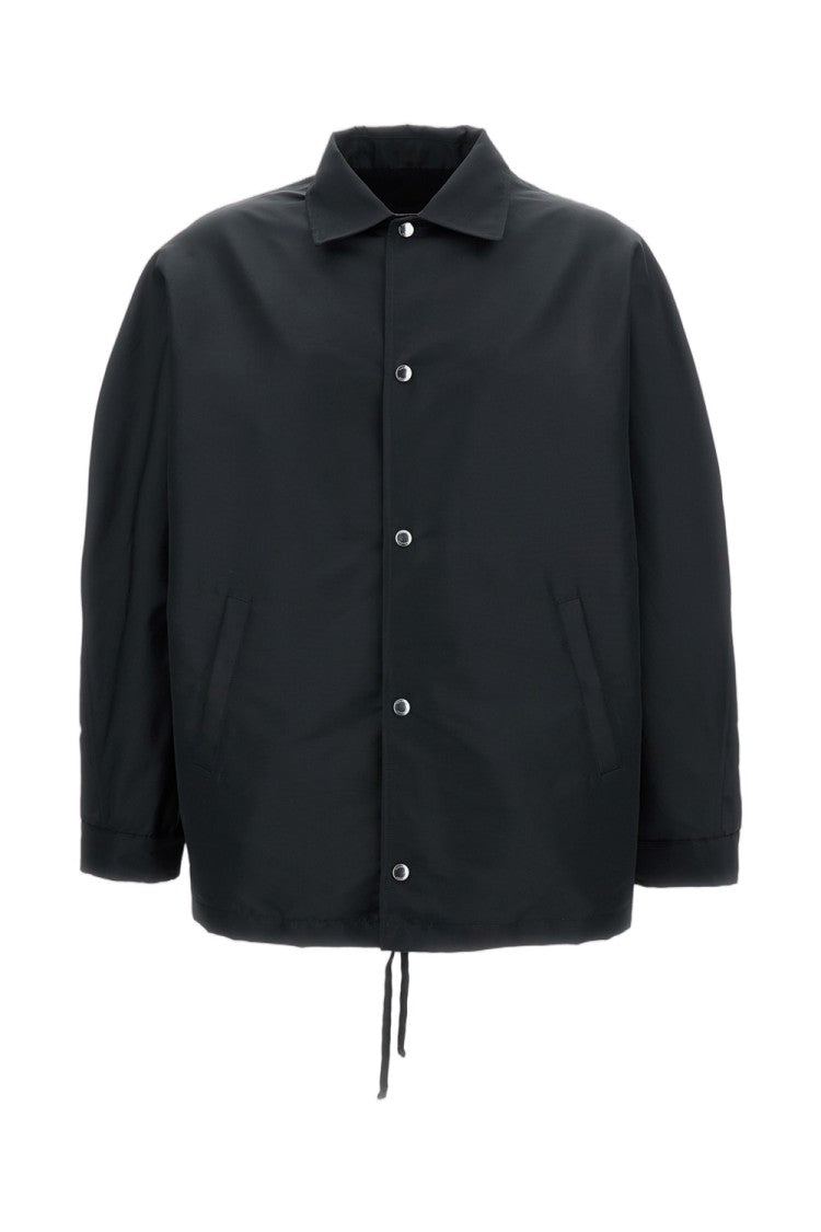 Givenchy Pointed Collar Single-Breasted Jacket With Adjustable Drawstring Hem