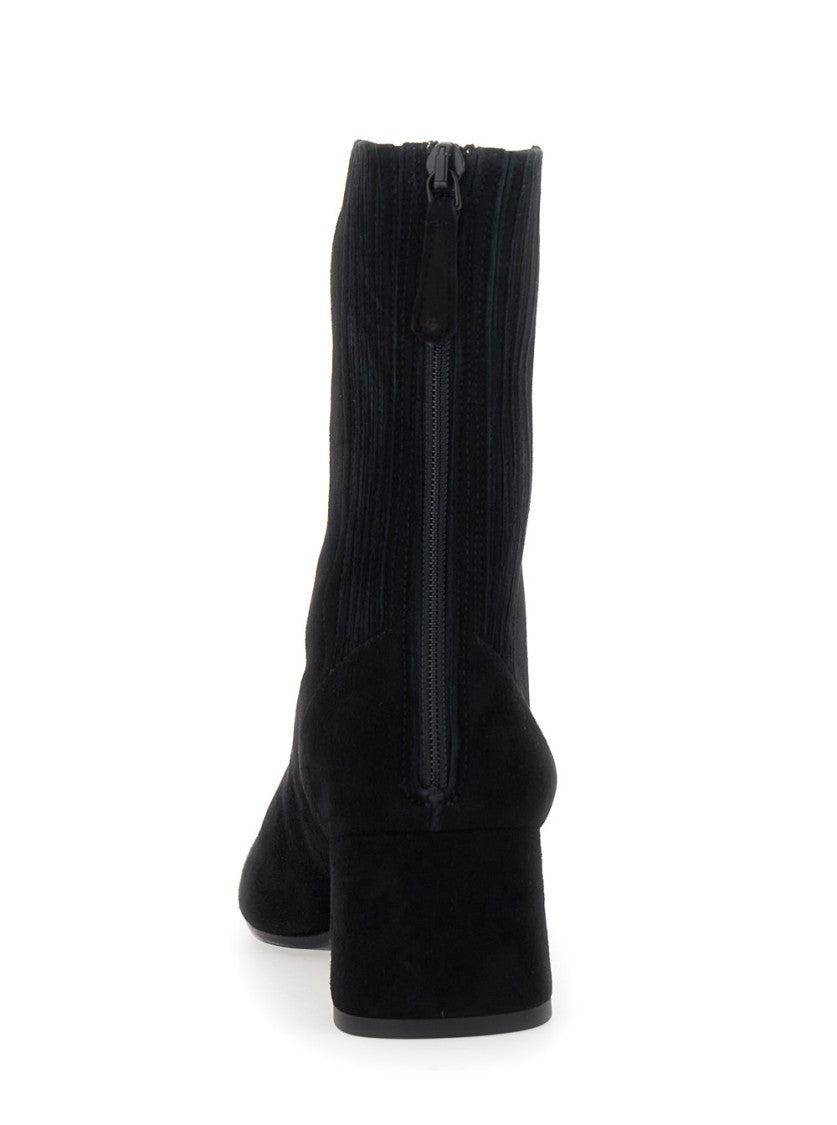 Aquazzura Fitted Black Suede Bootie