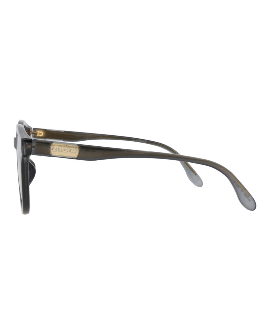 Gucci Round-Frame Injection Sunglasses