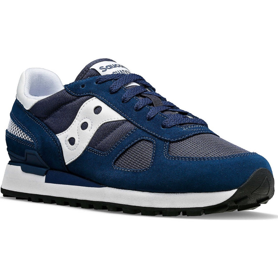 Saucony Layered Suede And Mesh Sneakers Logo