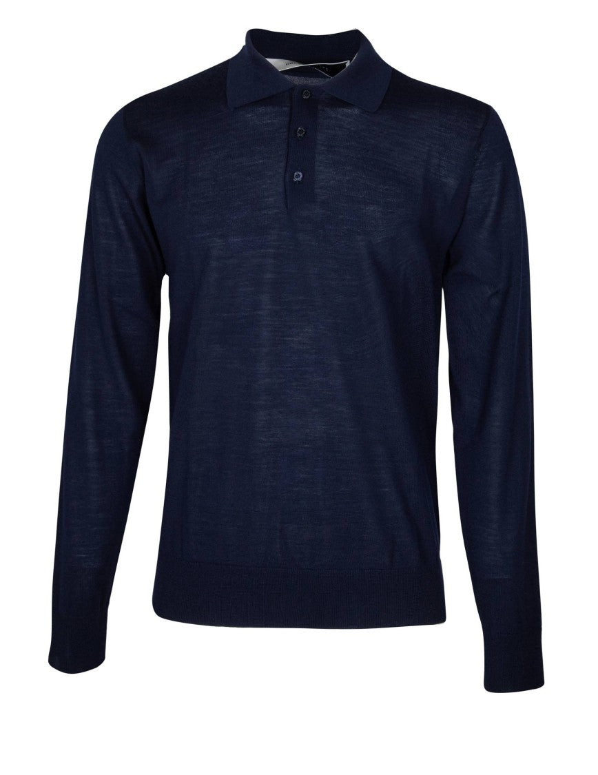 Golden Goose Merino Wool Polo Shirt